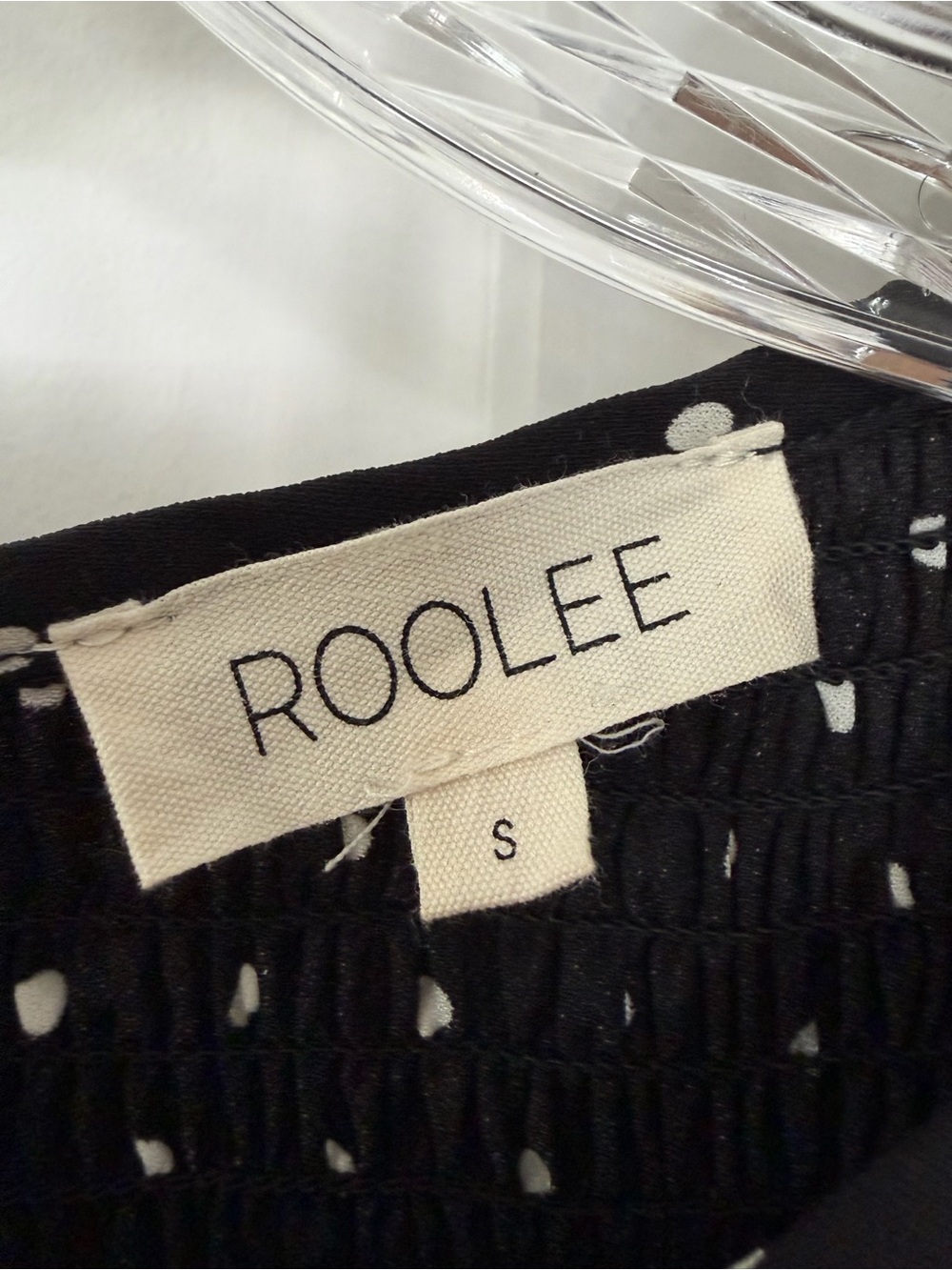 Roolee Black Polka Dot Maxi Dress - Picture 2 of 3